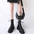 EdaChic韓國厚底綁帶軍靴_3