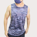 【Go ahead系列】迷彩健身背心 深海藍 (預購)_3
