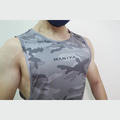 【Go ahead系列】迷彩健身背心 城市黑 (預購)_1