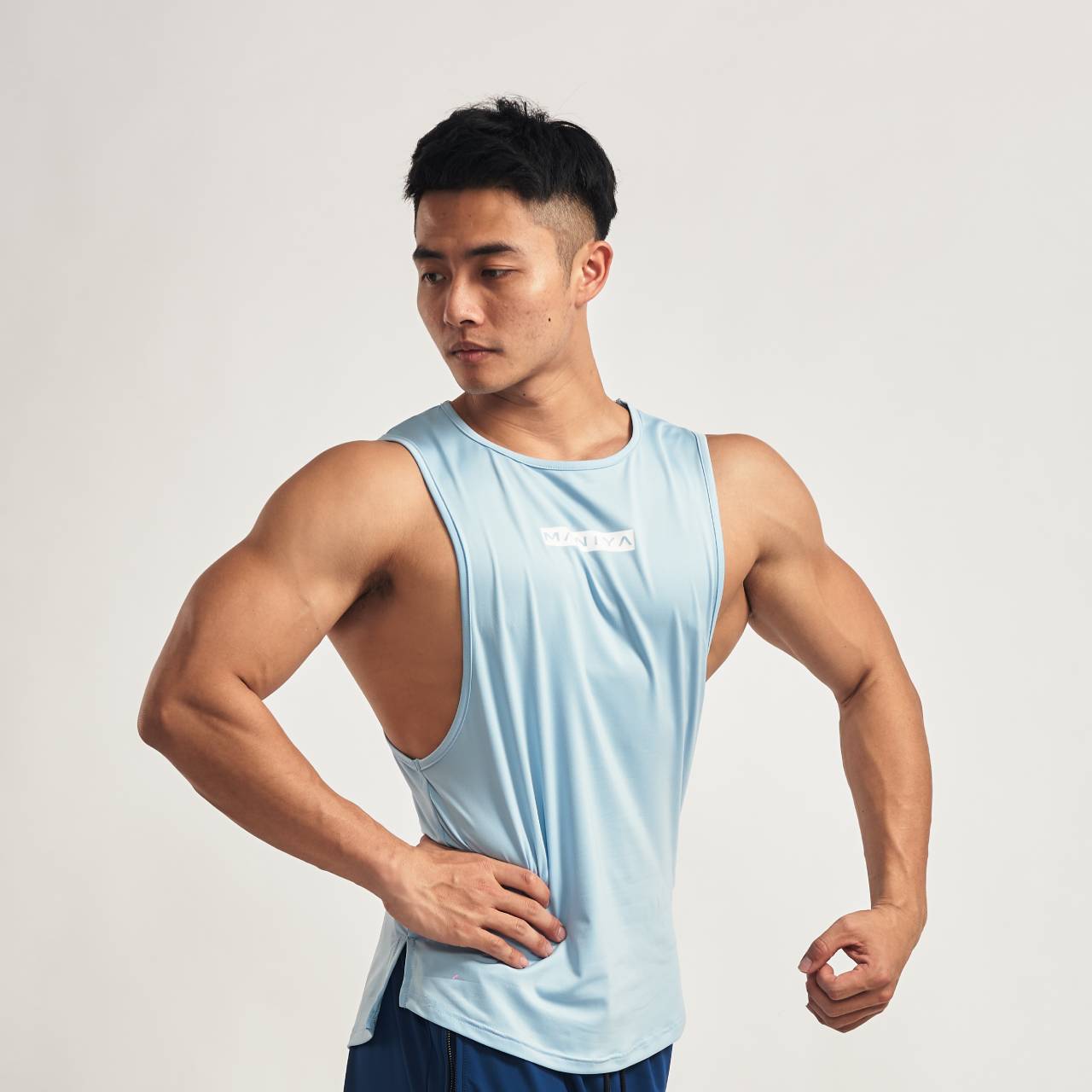 MANIYA健身背心（天藍）