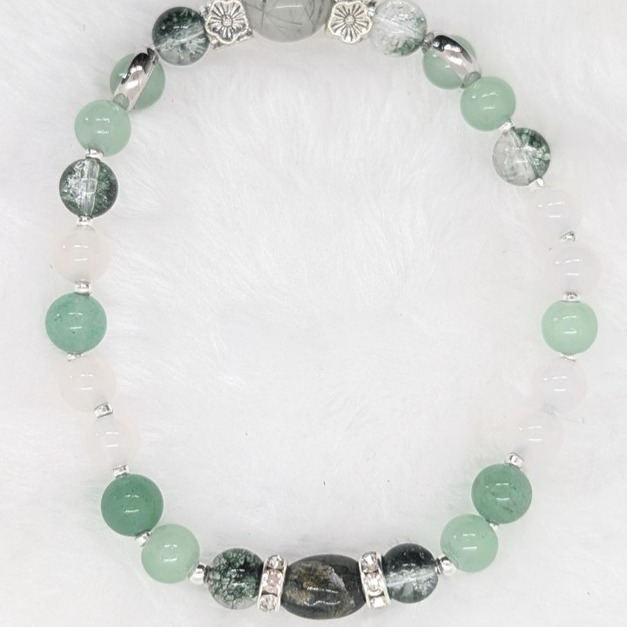 【破億品牌主理人指定配戴】翠霧秘境 (綠幽靈水晶)－新年就要讓自己美麗又神秘