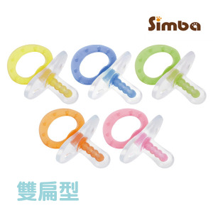 小獅王雙扁型按摩安撫奶嘴