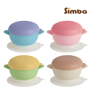 小獅王美味漢堡防傾倒吸盤碗