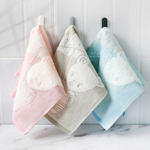 双星毛巾GEMINI波米熊三色童巾25x50cm