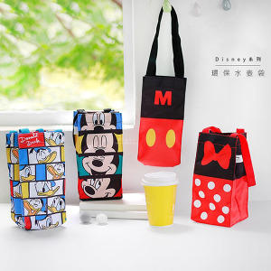 (出清不退換)正版迪士尼環保飲料隨身手提袋