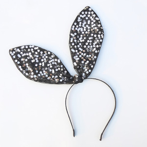 亮片大蝴蝶軟鐵絲結髮箍