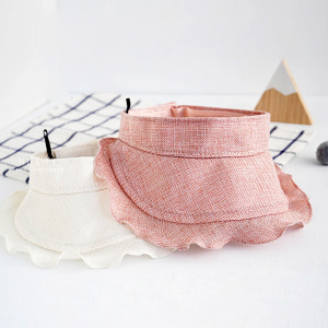 (出清不退換)大帽簷棉麻空頂遮陽帽