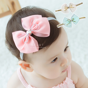 雪紡金絲氣質蝴蝶結造型髮帶