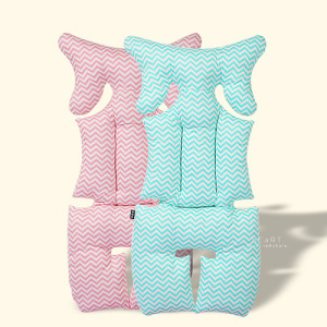 加厚波浪印花多功能推車緩衝坐墊