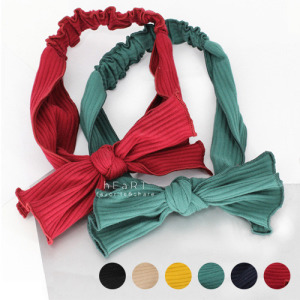 坑條棉感運動瑜珈髮帶