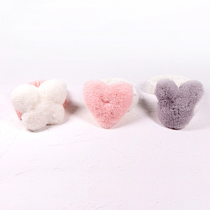 柔軟絨毛立體造型彈性髮帶