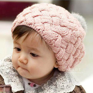 (出清不退換)毛線針織蛋糕貝雷帽