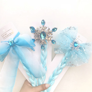 聖誕閃亮冰雪花假髮辮子