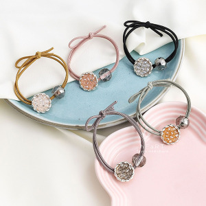 時尚水晶氣質造型髮圈