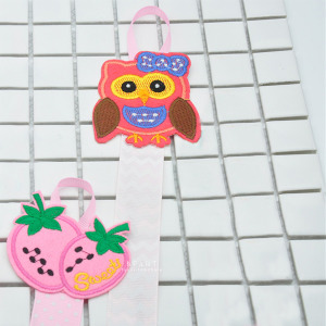 可愛卡通圖案髮夾整理帶