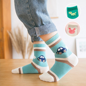 (出清不退換)卡通圖案襪子 5入組