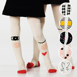 (出清不退換)城市女孩造型棉感彈力褲襪