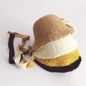 (出清不退換)素色開叉髮帶漁夫帽