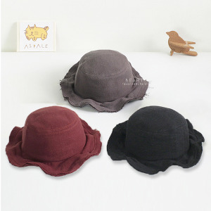 (出清不退換)復古色寬沿漁夫帽