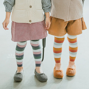 (出清不退換)北歐色系拚色內搭褲襪