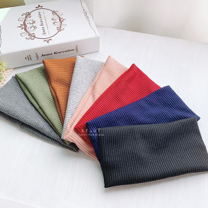 簡約運動針織彈性髮帶