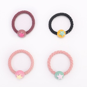 馬卡龍色番茄加粗髮圈