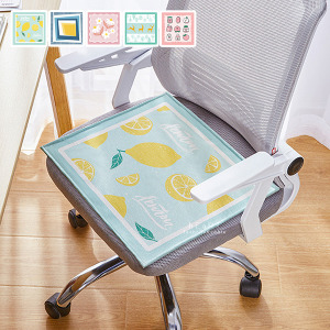 夏日卡通印花冰絲涼蓆坐墊