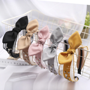 氣質珍珠兔耳造型大人髮箍