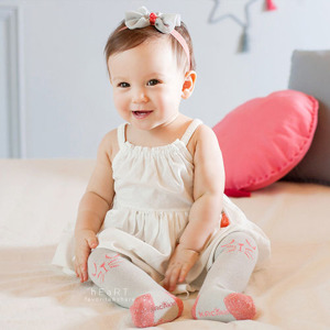 (出清不退換)柔軟超彈力簡約棉質粉灰小貓包腳褲襪