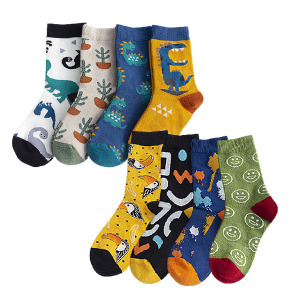 (出清不退換)可愛卡通恐龍短筒襪