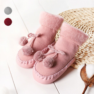 (出清不退換)保暖加絨中筒寶寶學步鞋