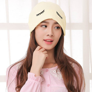 (出清不退換)微笑柔棉保暖月子帽