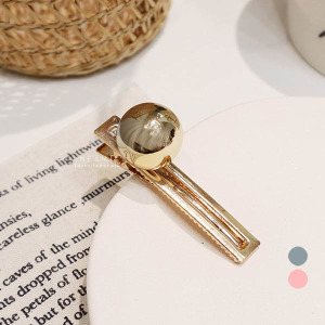 糖果色亞克力圓球髮夾