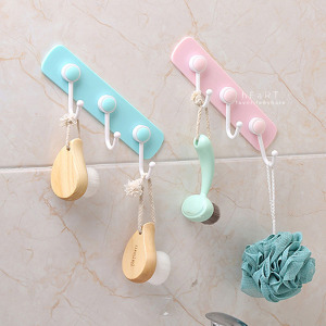 (出清不退換)居家實用收納三連掛勾