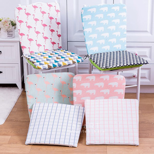 (出清不退換)(限宅配)清新棉麻雙面坐墊