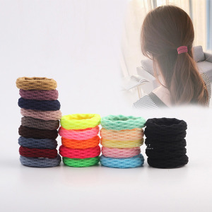 少女彩色髮圈 100入組