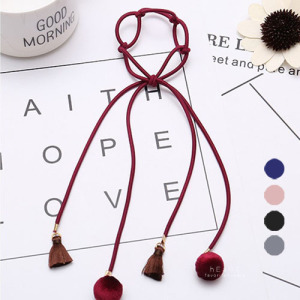 設計綁結流蘇綴飾髮圈