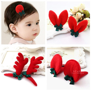 聖誕造型BB髮夾 一對入