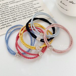 水鑽愛心百搭髮繩髮圈