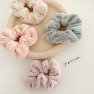 可愛柔軟毛茸茸髮圈