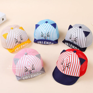 (出清不退換)嘟嘴朋友透氣軟簷鴨舌帽