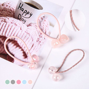 繽紛糖果色造型髮圈 三件組