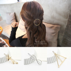 無限之星合金瀏海一字夾