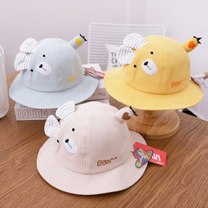 (出清不退換)卡通小熊造型漁夫帽