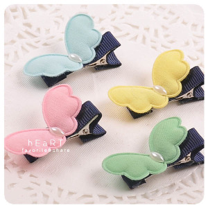 糖果色翅膀造型髮夾