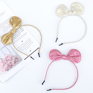 金絲大蝴蝶結髮箍