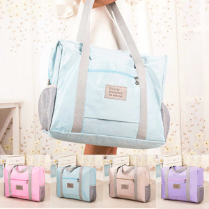 冰淇淋色牛津布收納旅行袋 43x33x16cm