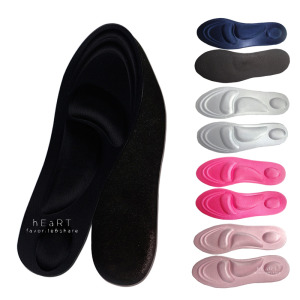 4D足弓支撐防臭透氣海綿減壓鞋墊 一雙組