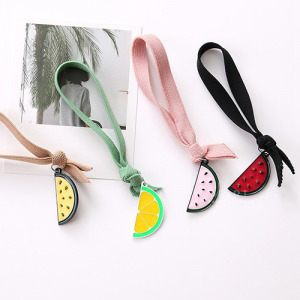 西瓜水果片綁結寬髮圈