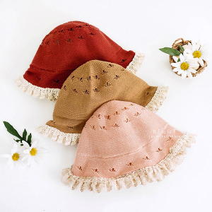 (出清不退換)復古鄉村鏤空漁夫帽